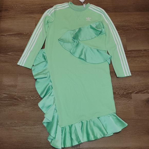 green emerald velvet dress Adidas Women's Go-To Zip Dress – Shop Team Golf main image 0
